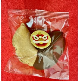Chinese New Year Fortune Cookies  - Half Dipped