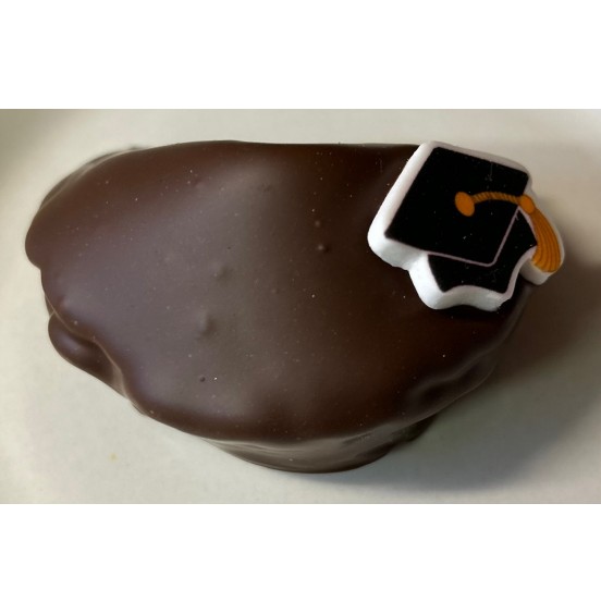 Chocolate Fortune Cookies - Graduation Cap 