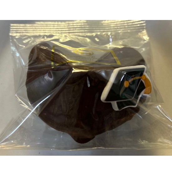 Chocolate Fortune Cookies - Graduation Cap 