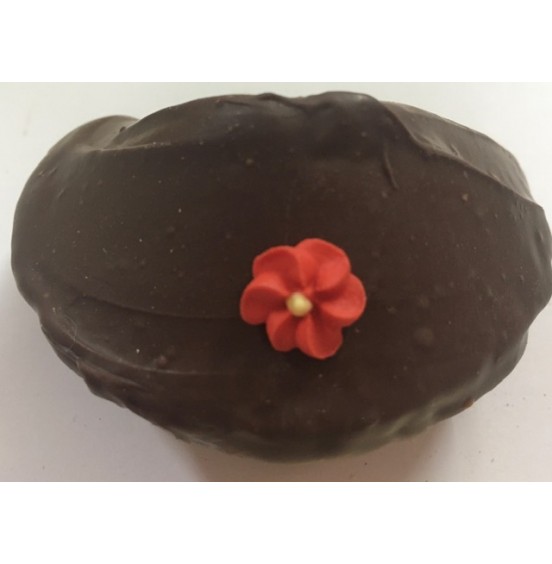Chocolate Fortune Cookies  - Flower Decoration