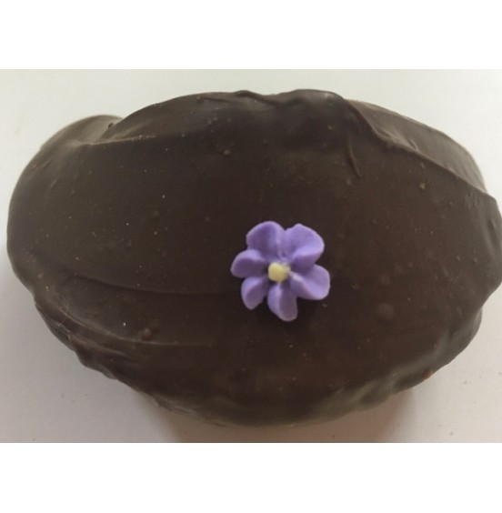 Chocolate Fortune Cookies  - Flower Decoration