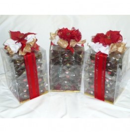 Gift Basket - Fully Chocolate Dipped Fortune Cookies 50 pc (Extra Large)