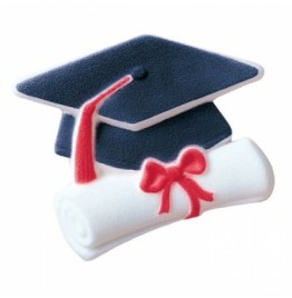 Chocolate Fortune Cookies - Graduation Cap & Scroll