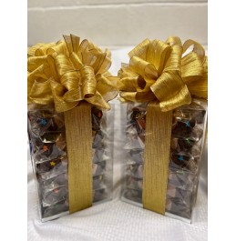 Gift Basket - Half Chocolate Dipped Fortune Cookies 50 pc (Extra Large)