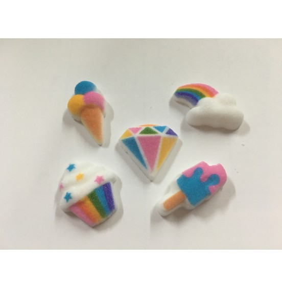 Chocolate Fortune Cookies - Rainbow Party