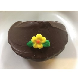 Chocolate Fortune Cookies - Leaf Flower