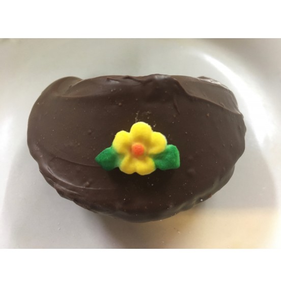 Chocolate Fortune Cookies - Leaf Flower