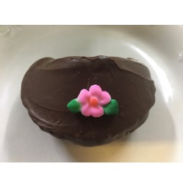 Chocolate Fortune Cookies - Leaf Flower