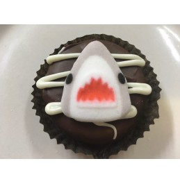 Chocolate Covered Oreo Cookie - Shark and Fin