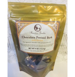 Chocolate Pretzel Bark with Sea Salt