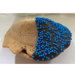 Chocolate Fortune Cookies - Half Dipped w/ Sprinkles!