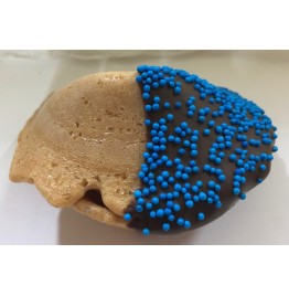 Chocolate Fortune Cookies - Half Dipped w/ Sprinkles!