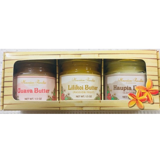 Hawaiian Fudge Sauce, Fruit Butter, Jam - Gift Set