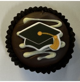 Chocolate Covered Oreo Cookie - Graduation Cap 