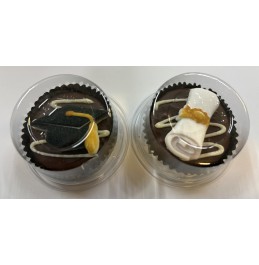 Chocolate Covered Oreo Cookie - Graduation Cap and Scroll Chocolate Covered Oreo Cookie - Graduation Cap and Scroll