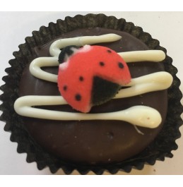 Chocolate Covered Oreo Cookie - Lady Bugs