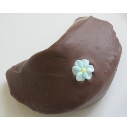 Chocolate Fortune Cookies  - Flower Decoration