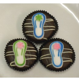 Chocolate Covered Oreo Cookie - Slippers (Flip Flops)